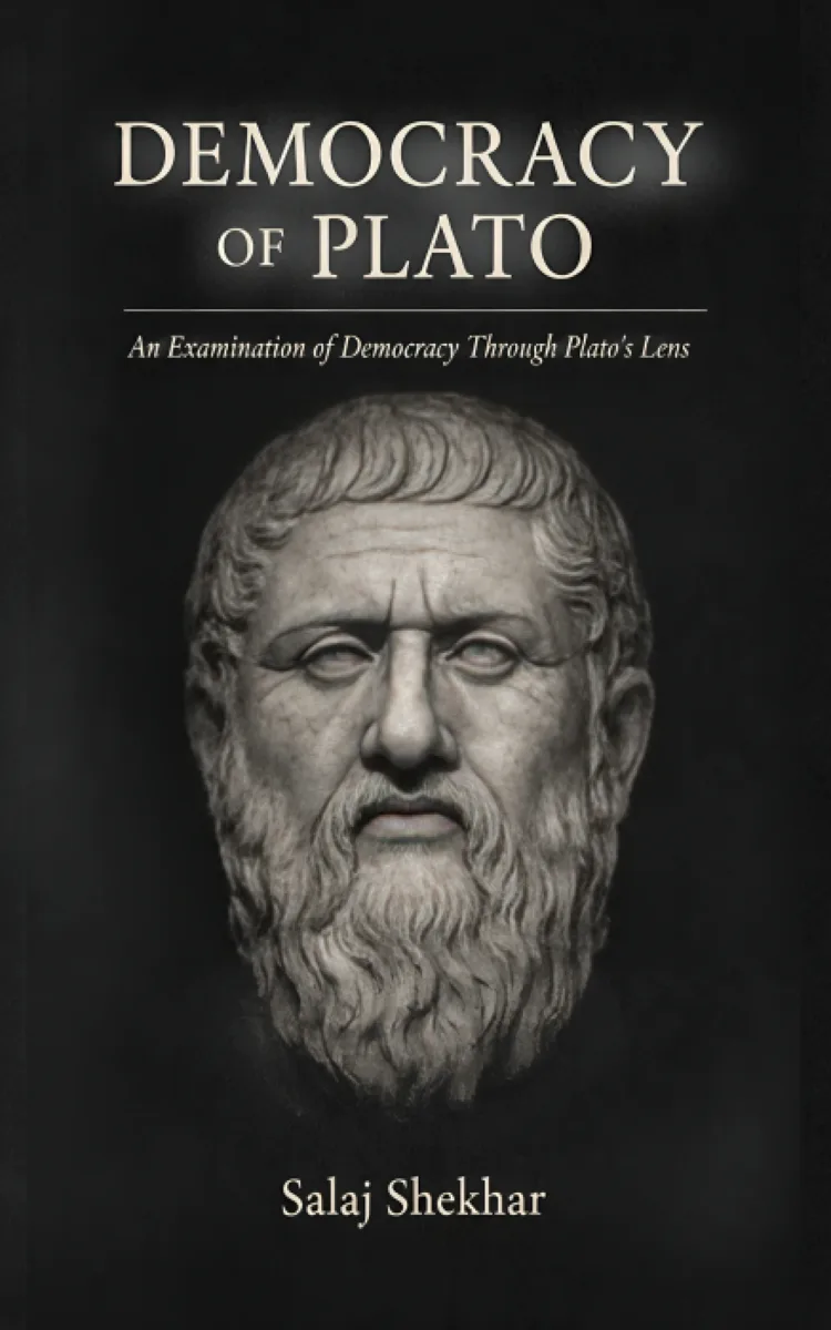 Dark cover of Democracy of Plato
